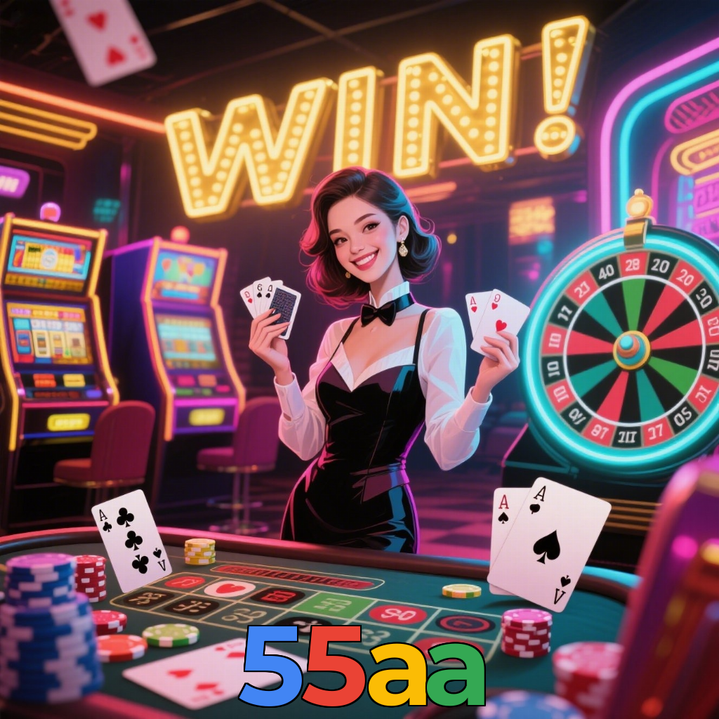 55aa:Aposte no futebol e conquiste prêmios em blackjack e poker!